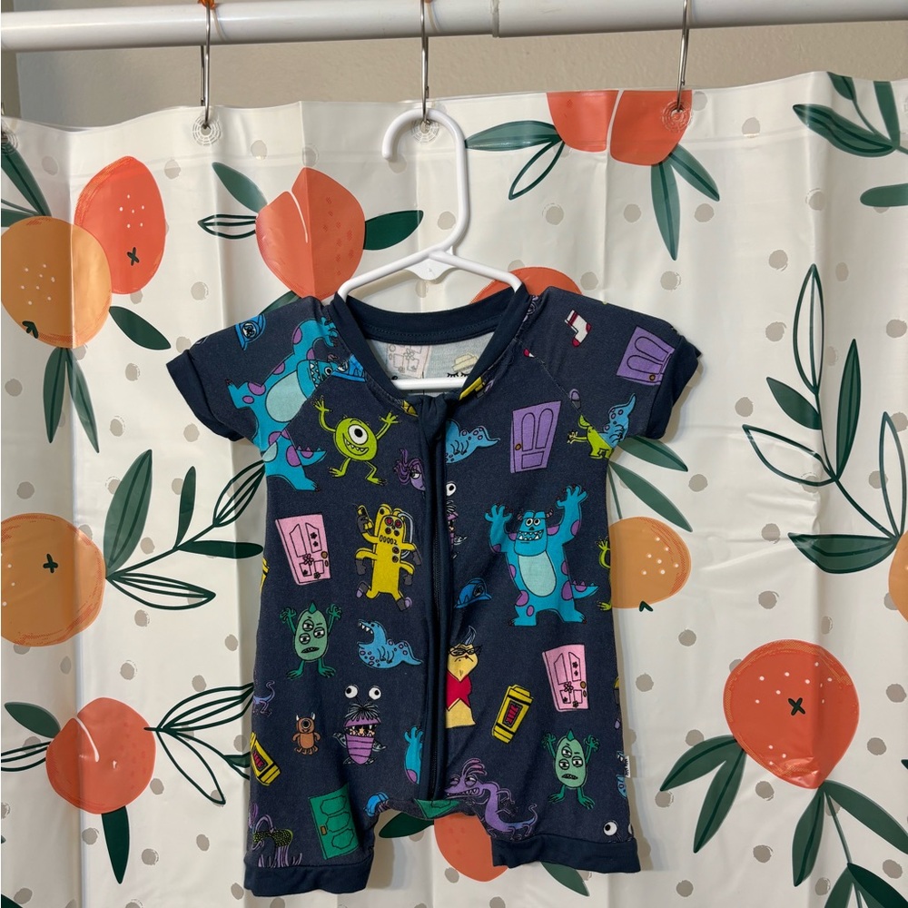 Little Sleepies Monsters Inc Shorty 0-3